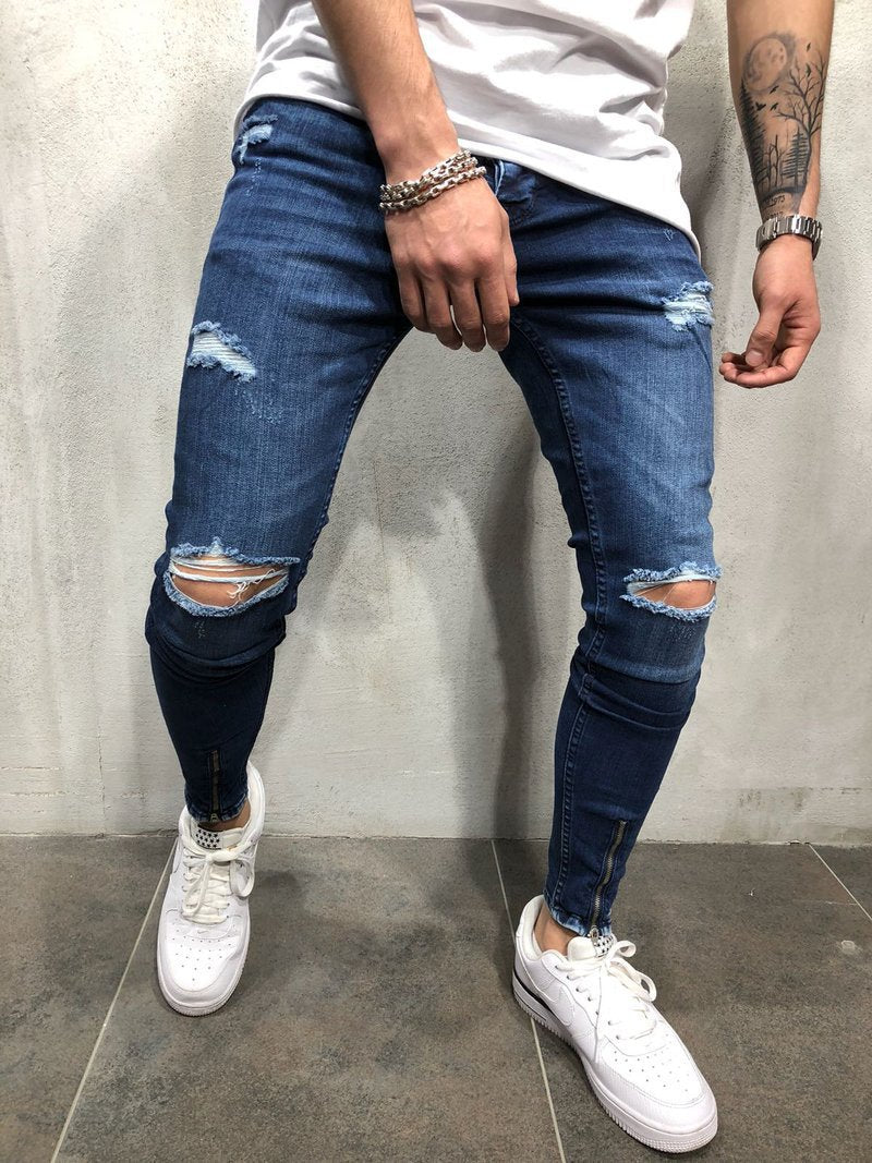 Blue Ripped Jeans