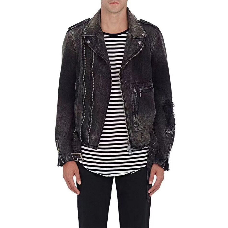 Distressed Jacket Men