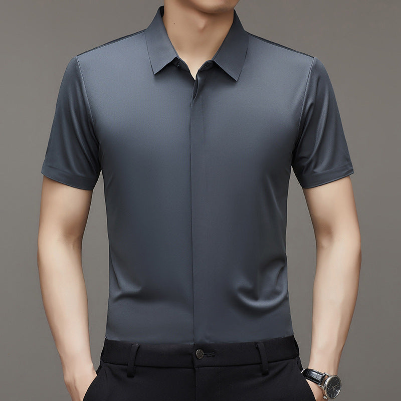 Seamless Men's Business Casual Shirt