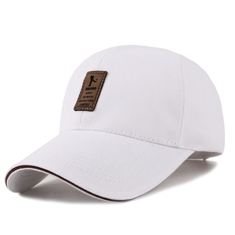 men's baseball cap COTTON HAT VISOR outdoor sports peaked cap