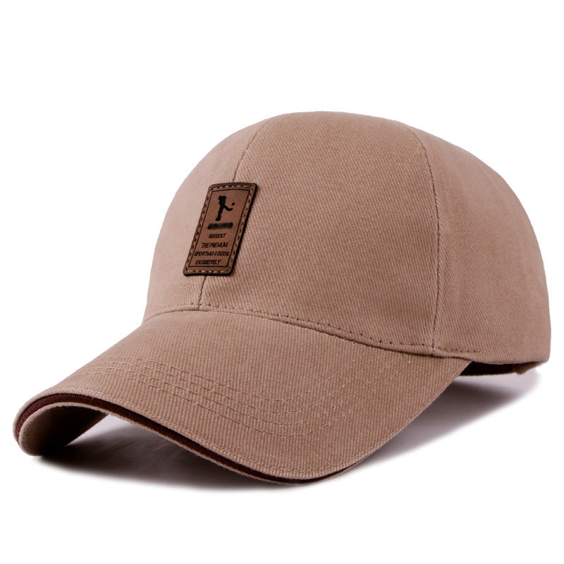 men's baseball cap COTTON HAT VISOR outdoor sports peaked cap