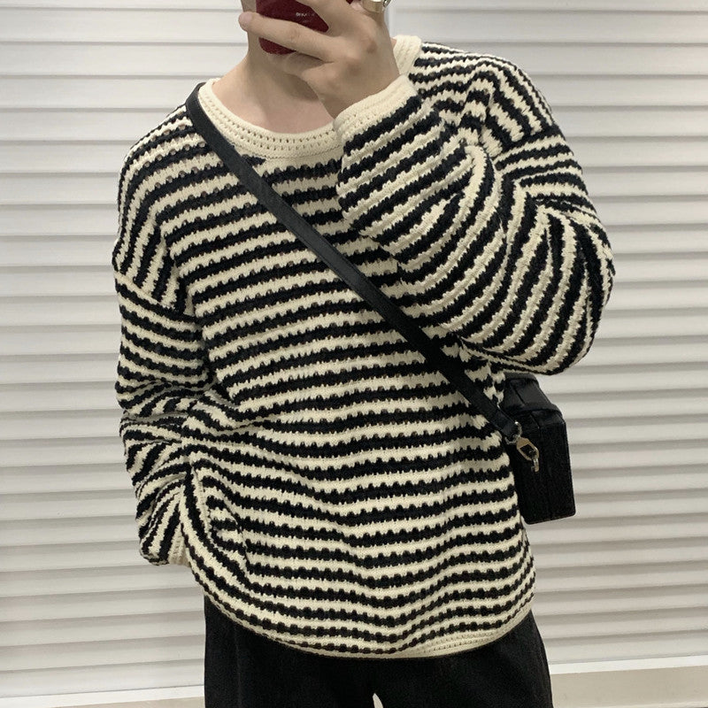 Languid Lazy Wind Stripe Sweater