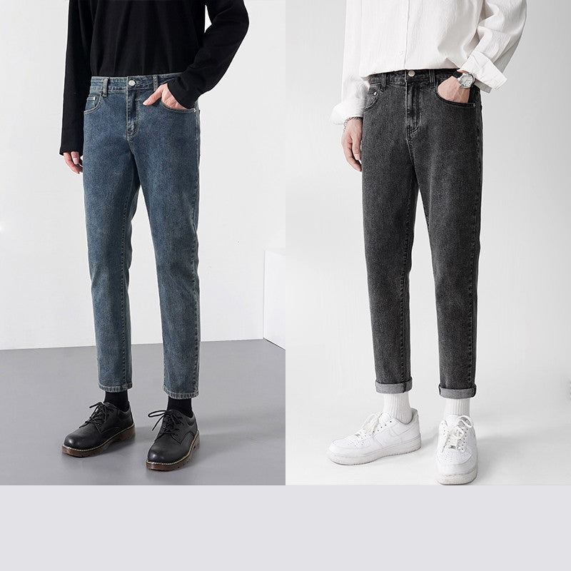 Slim Straight Tube Summer High Sense jeans