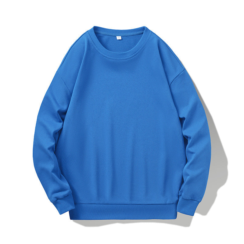 Loose Shoulder Terry Round Neck Sweater