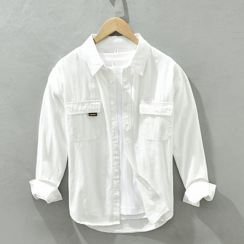 Cotton Long-sleeved wid Shirt