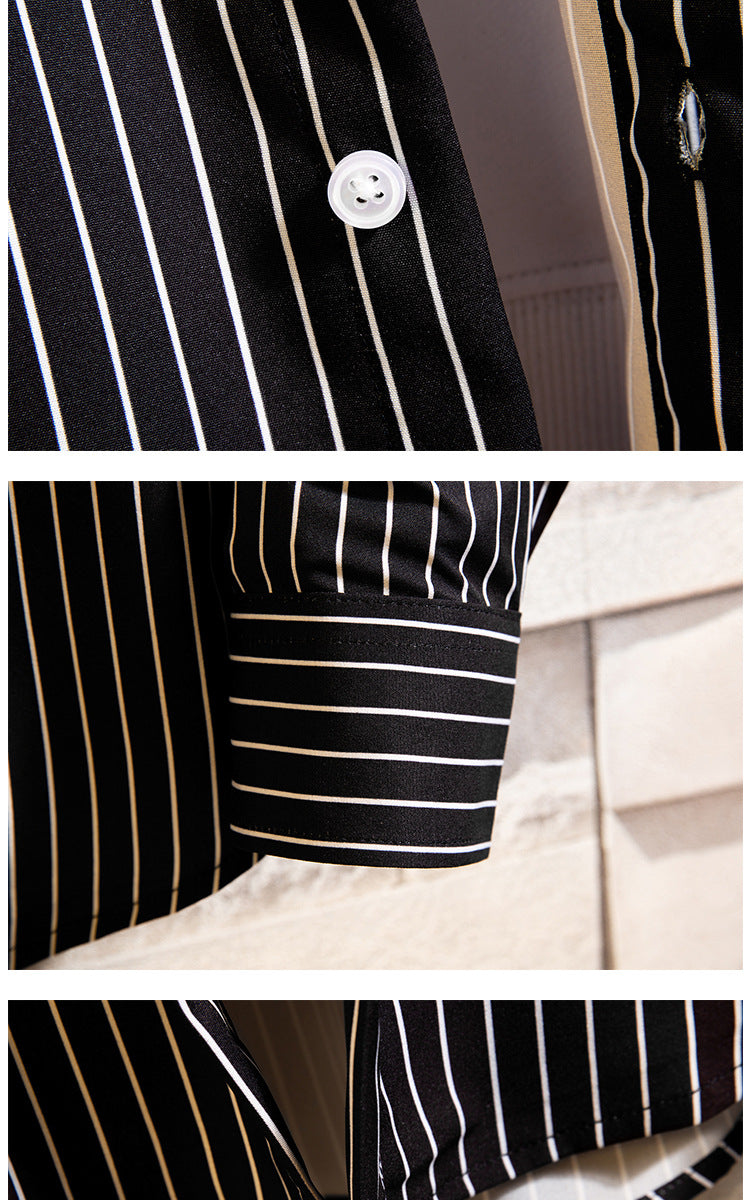 Men's Casual Striped Fashion Shirt