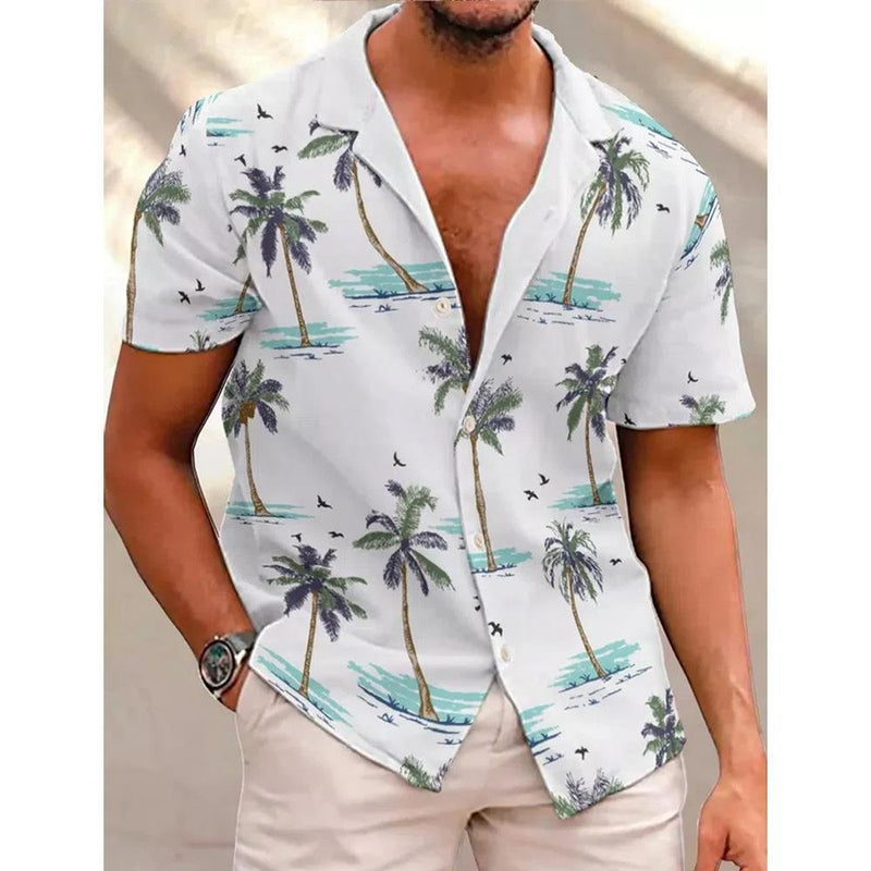 Men's Printed Stylish Beach Casual Shirt