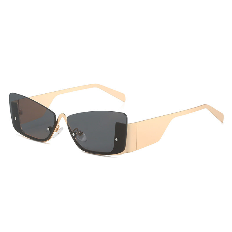 European And American Frameless Fashion Sunglasses