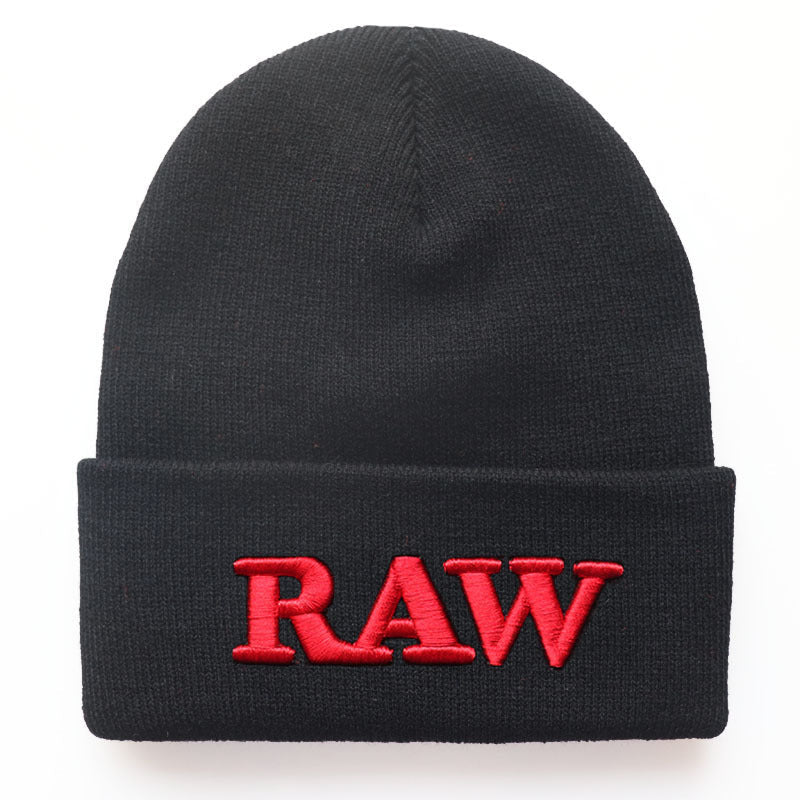 RAW Embroidery Knitted Hat