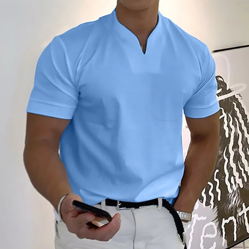 Summer Short Sleeve Shirt Men