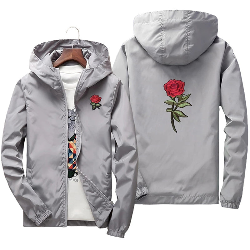 Rose Bomber Men Jacket