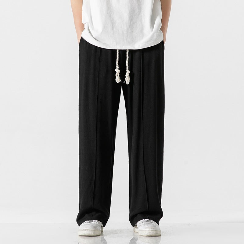 Cotton And Linen Trousers