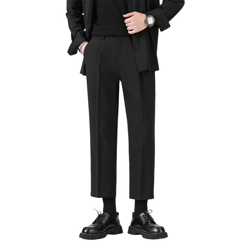 Men's Casual Business Ice Silk Trousers