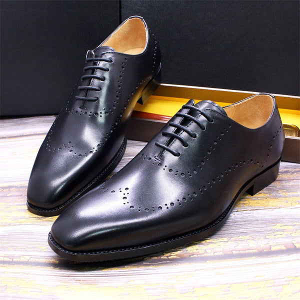 Men's Business Engraved British Brogue Leather Shoes