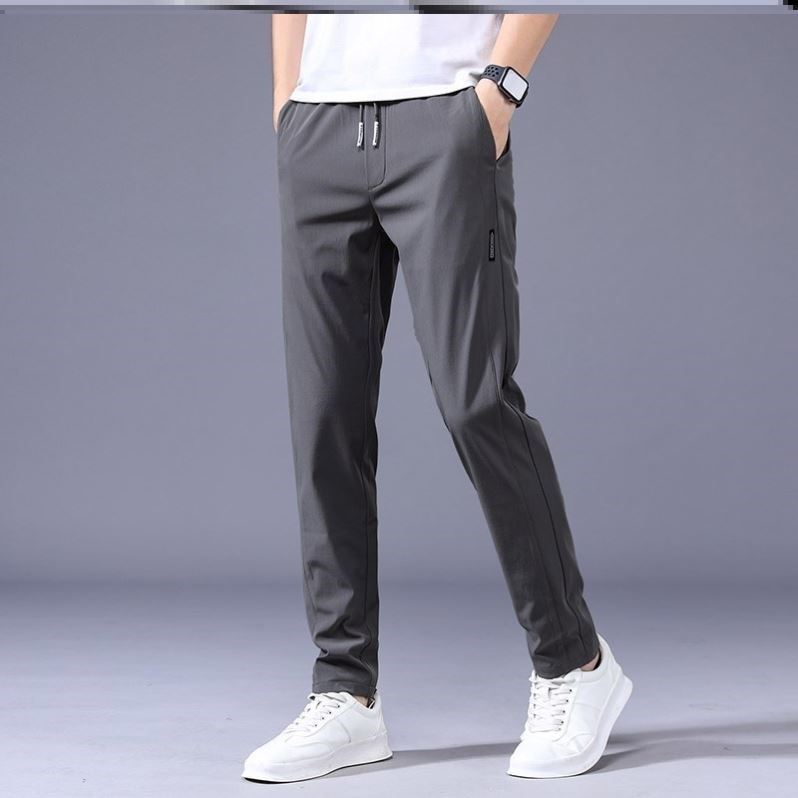 Drawstring Trousers Thin Casual Pants
