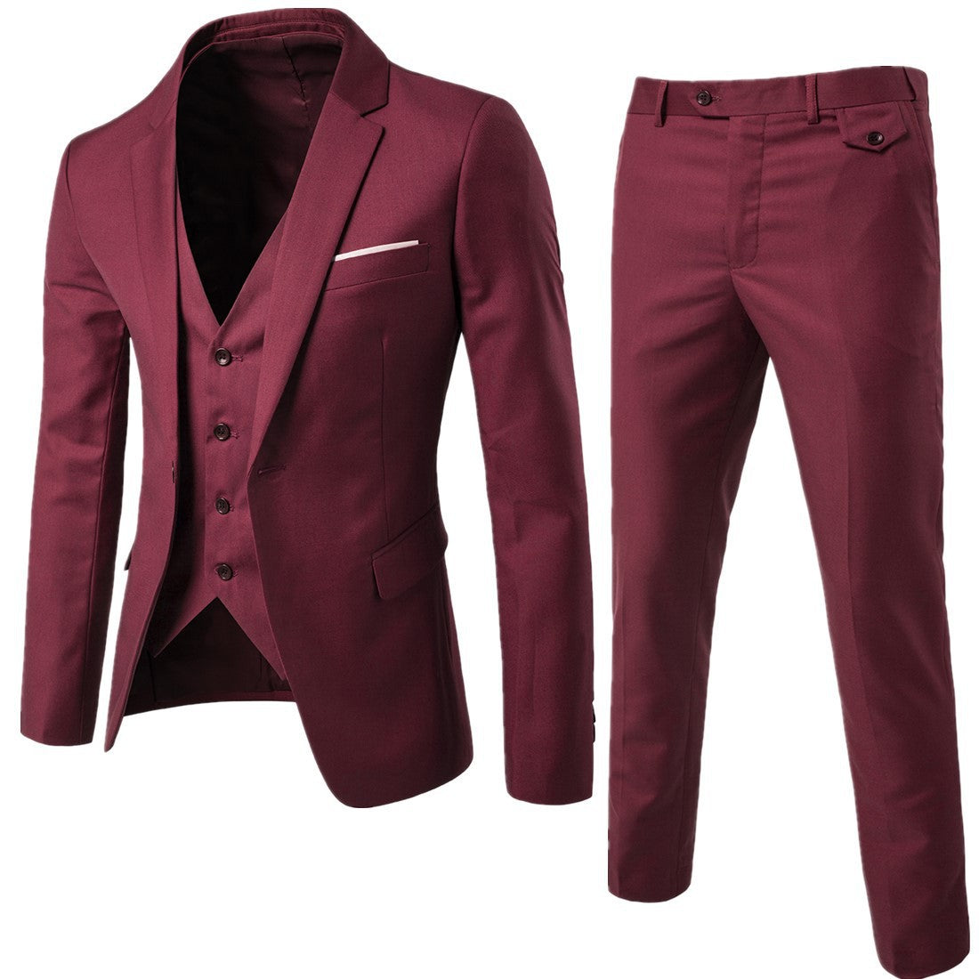 Spring Casual bridegroom wedding suit men