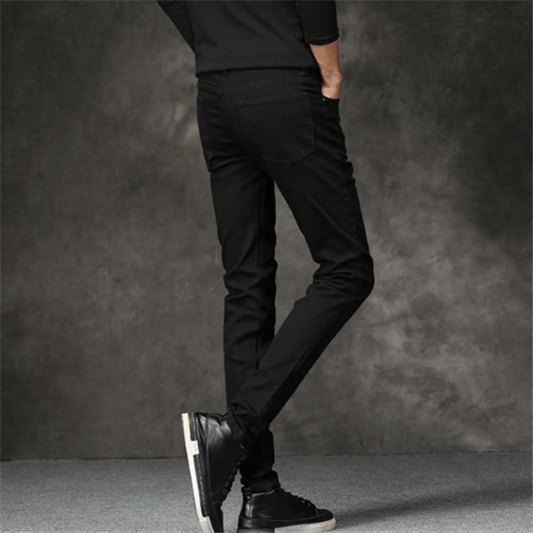 Slim-fit stretch men's pants