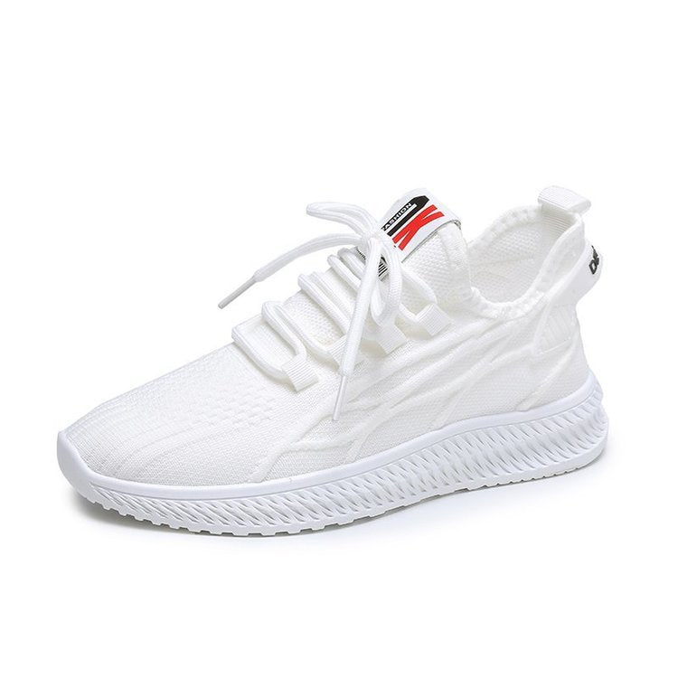 High Platform Sneakers Shoes Black,White Vulcanize Sneakers.Breathable Mesh Comfort Casual