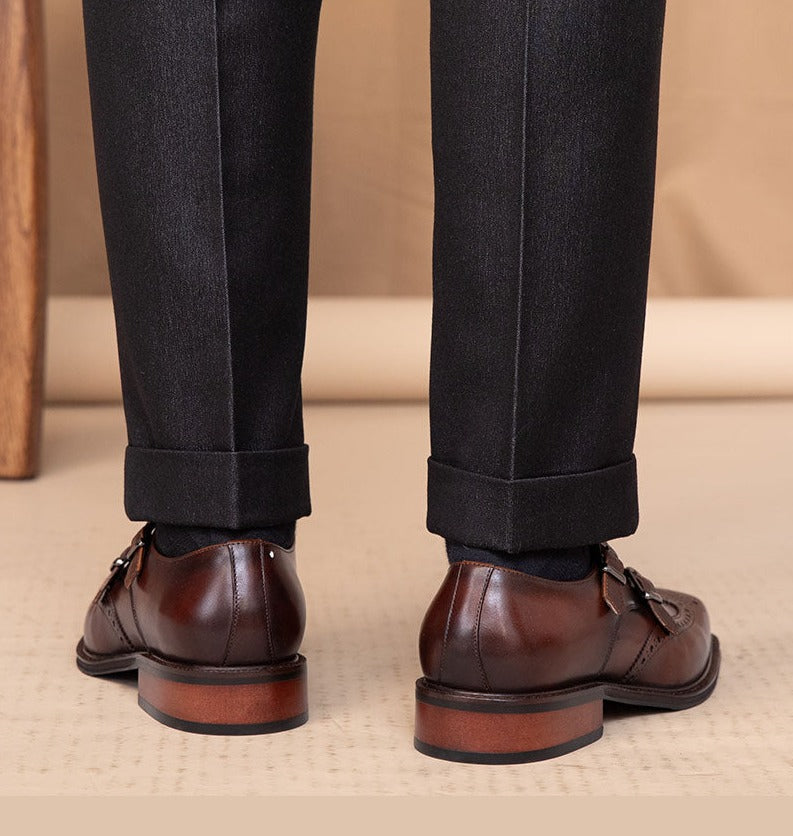 Kingsman Double Monk Strap Shoes