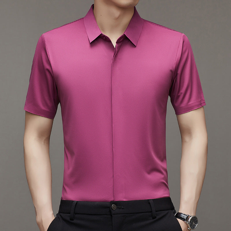 Seamless Men's Business Casual Shirt