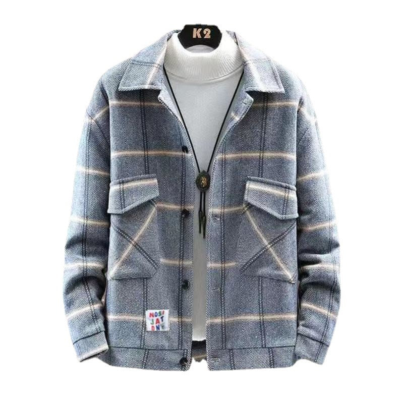 Short Woolen Coat Loose Trendy And Handsome