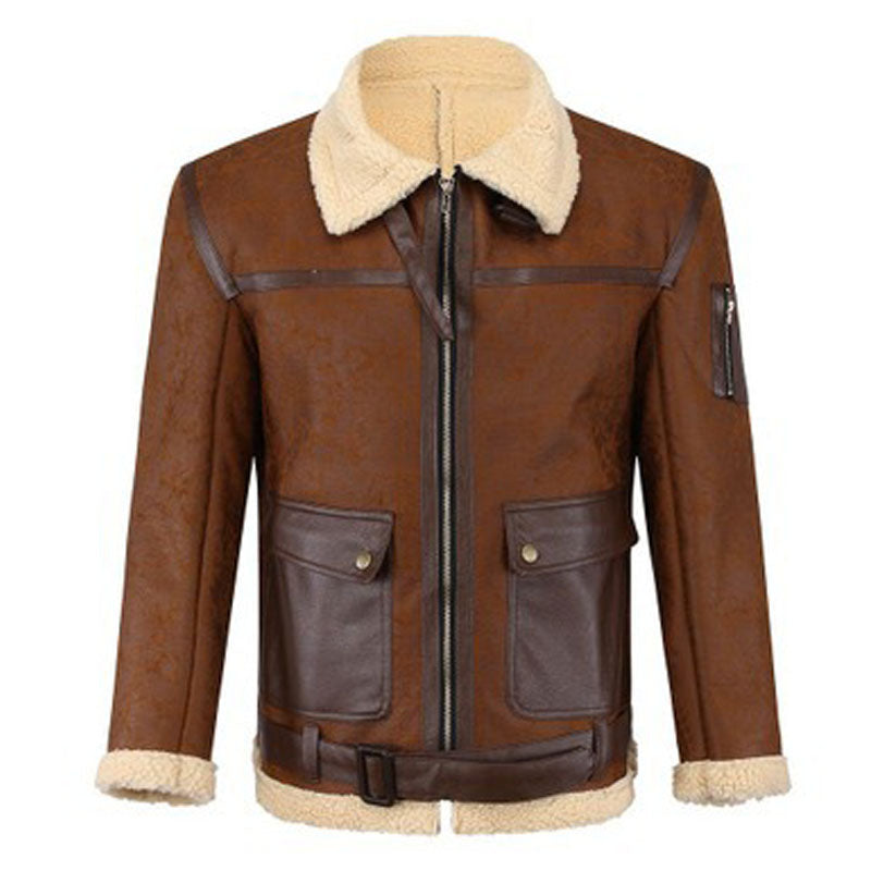 Simple Fur Personality Jacket Men