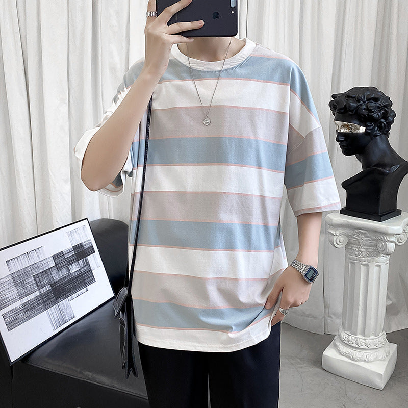 Striped Short-sleeved T-shirt