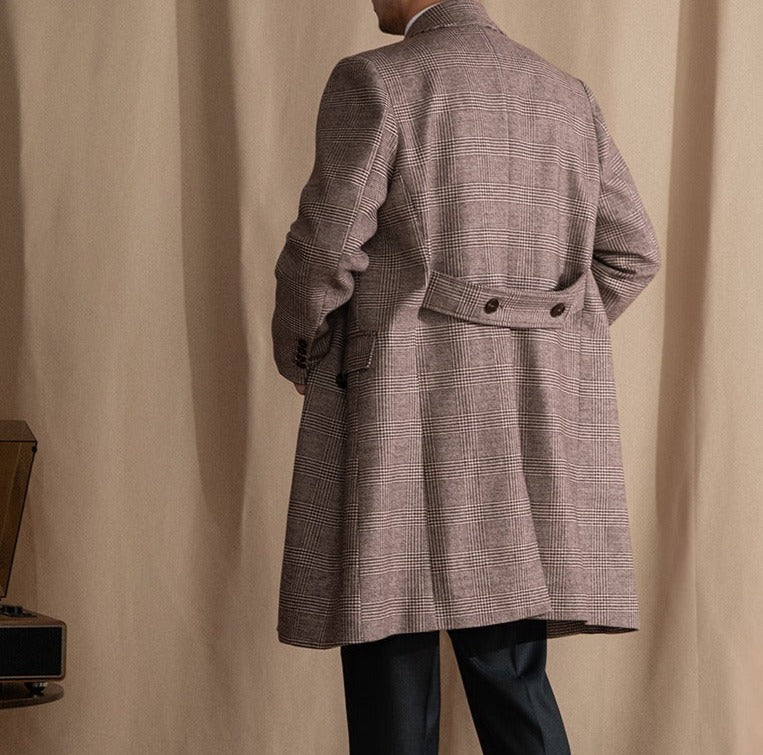 Buckingham Double Breasted Wool Blend Polo Coat