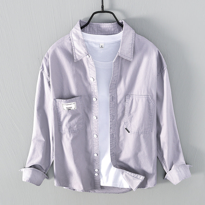 Retro Casual Long Sleeve Shirt