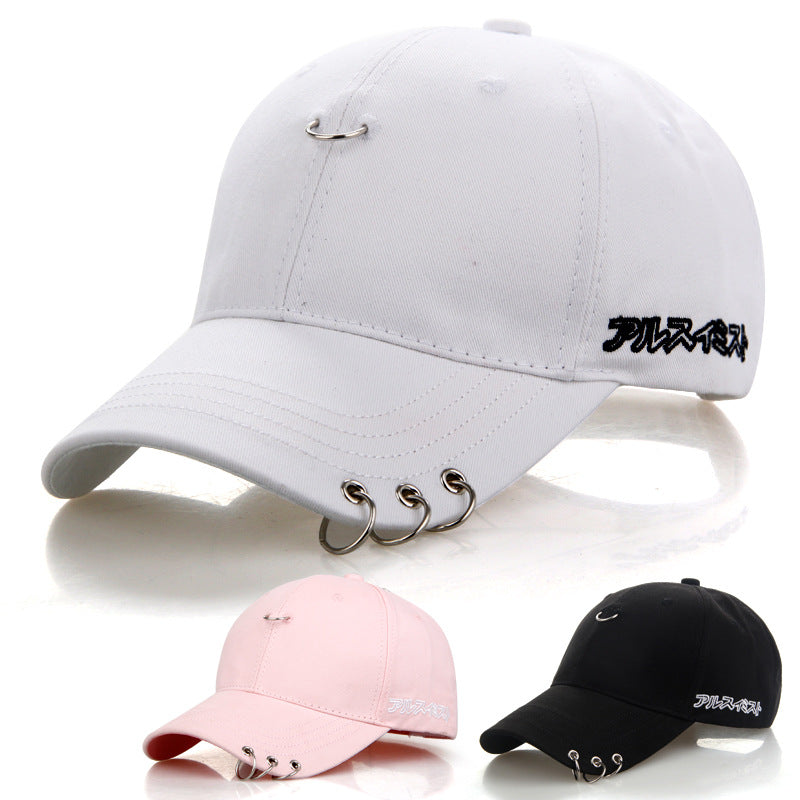 summer baseball cap hoop cotton duck tongue hat