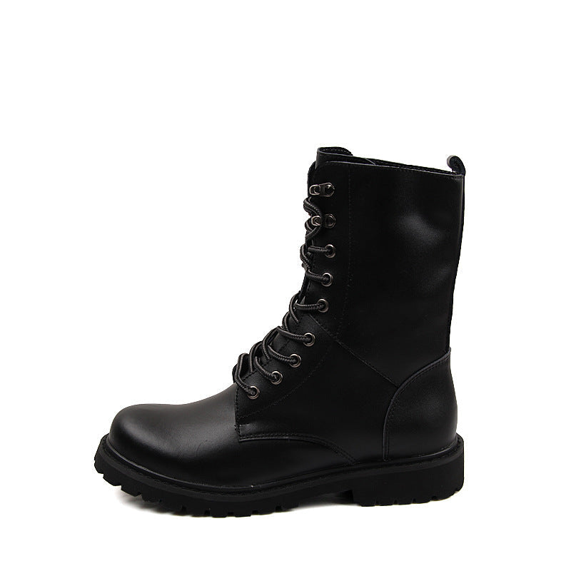 Winter high top men's plus fleece high top Martin boots