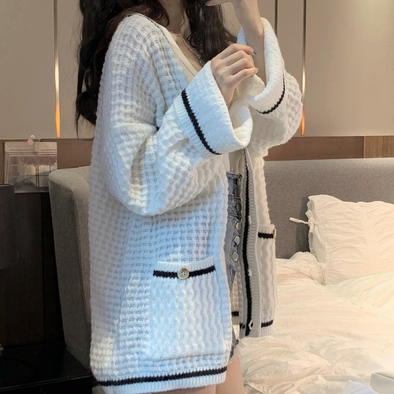 Knitted Cardigan Coat