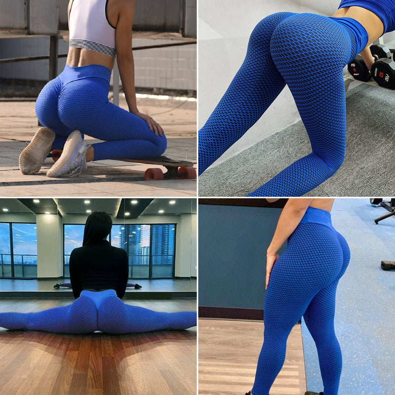 Women Butt Lifting Workout Tights Plus Size Sports High Waist Yoga Pants