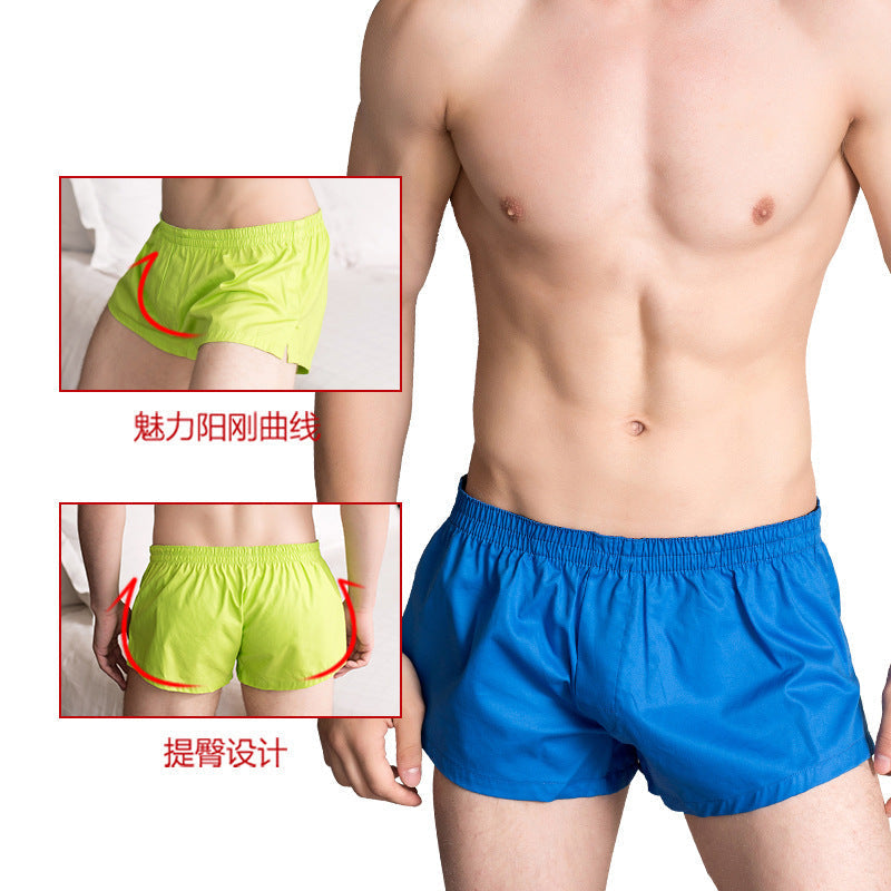 Home boxer track shorts for men