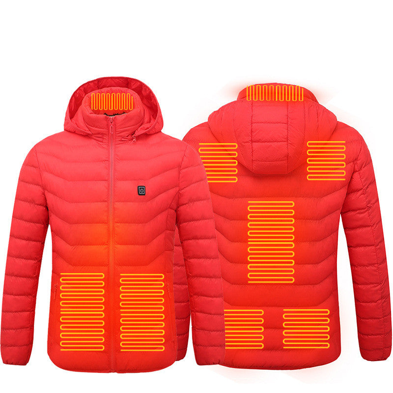 Chaqueta de algodón eléctrica con calefacción USB