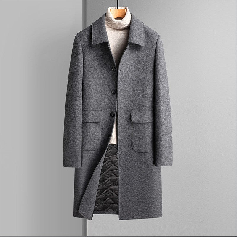 Wool Casual Winter Thickened Velvet Woolen Coat