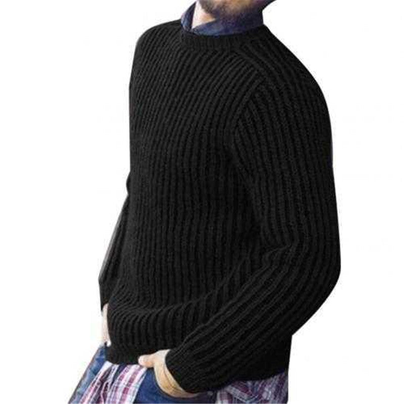 men blue warm sweater