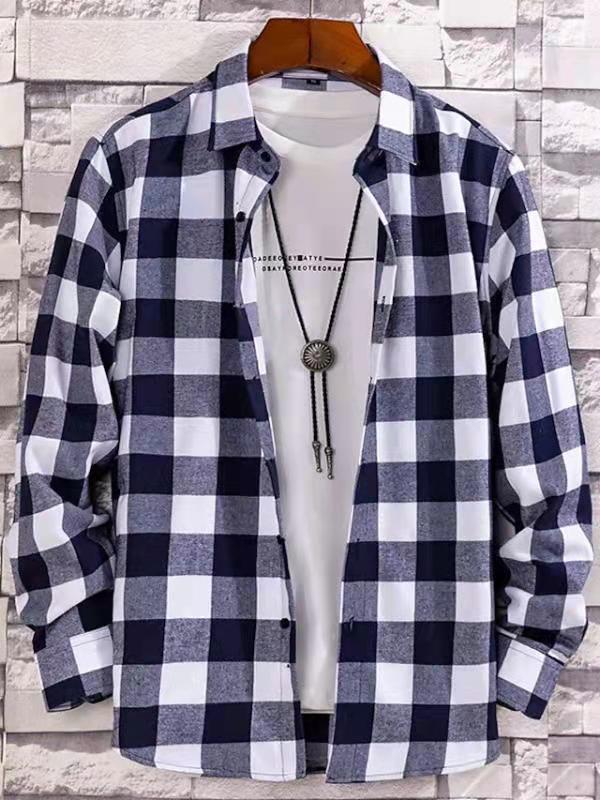 Long Sleeved Men's flannel Shirt