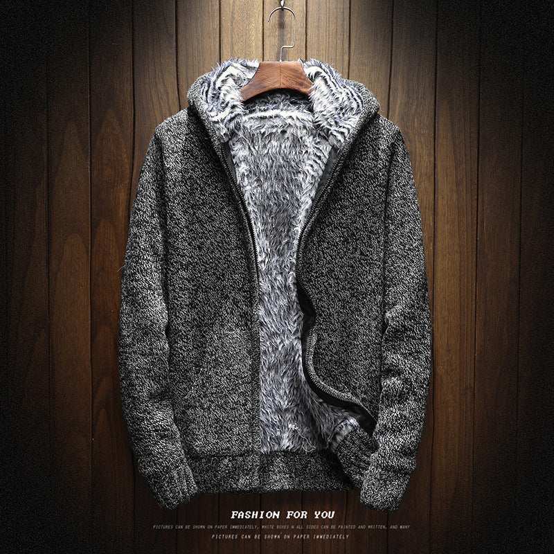 Autumn and Winter Men's knit jacket