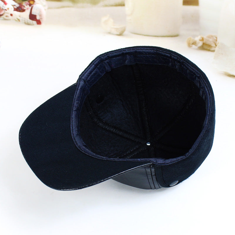 men's casual fur earmuffs warm caps