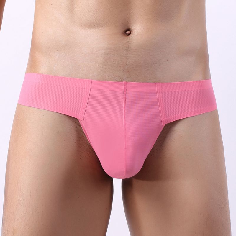 Men's Thong Low Waist Sexy One-piece Seamless Underwear