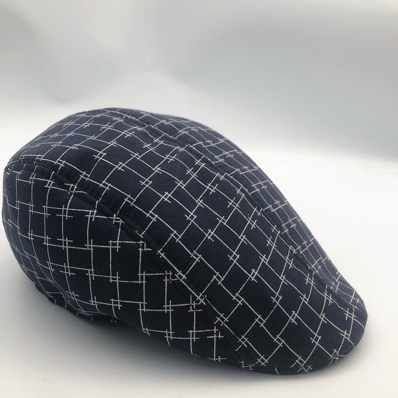 Mens Fashionable And Versatile Breathable Casual Beret Hat