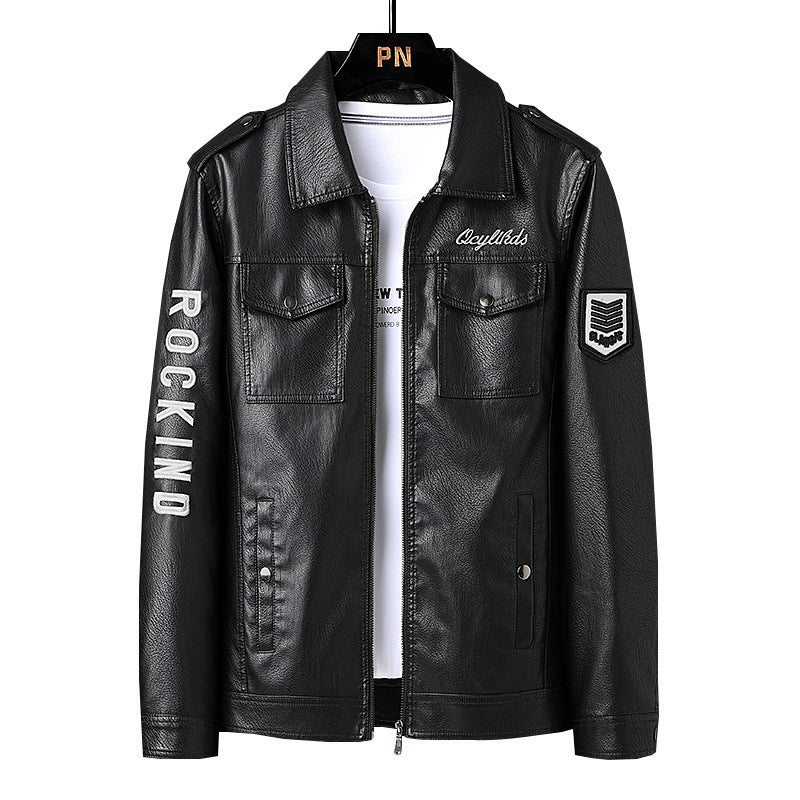 Fleece-lined Thickened Slim Fit Motorcycle jacket