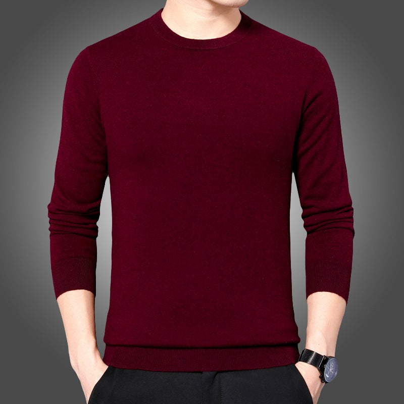 Maglione girocollo slim fit