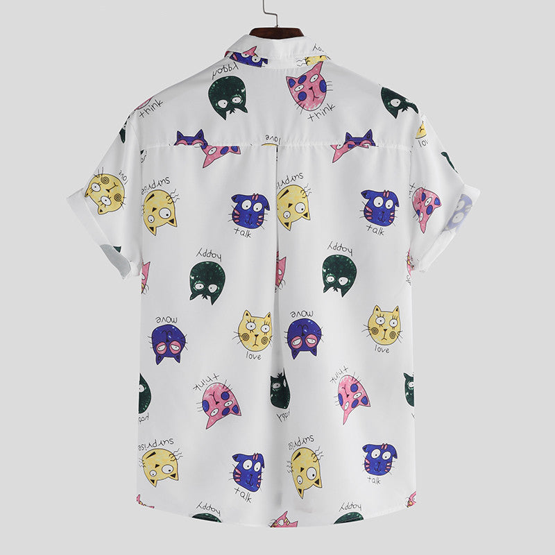 Slim men's Printed shirt