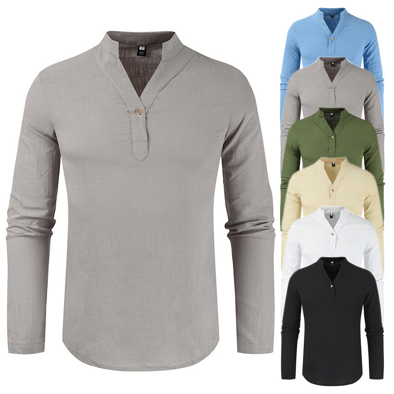 Casual European And American Loose Long-sleeved Shirt