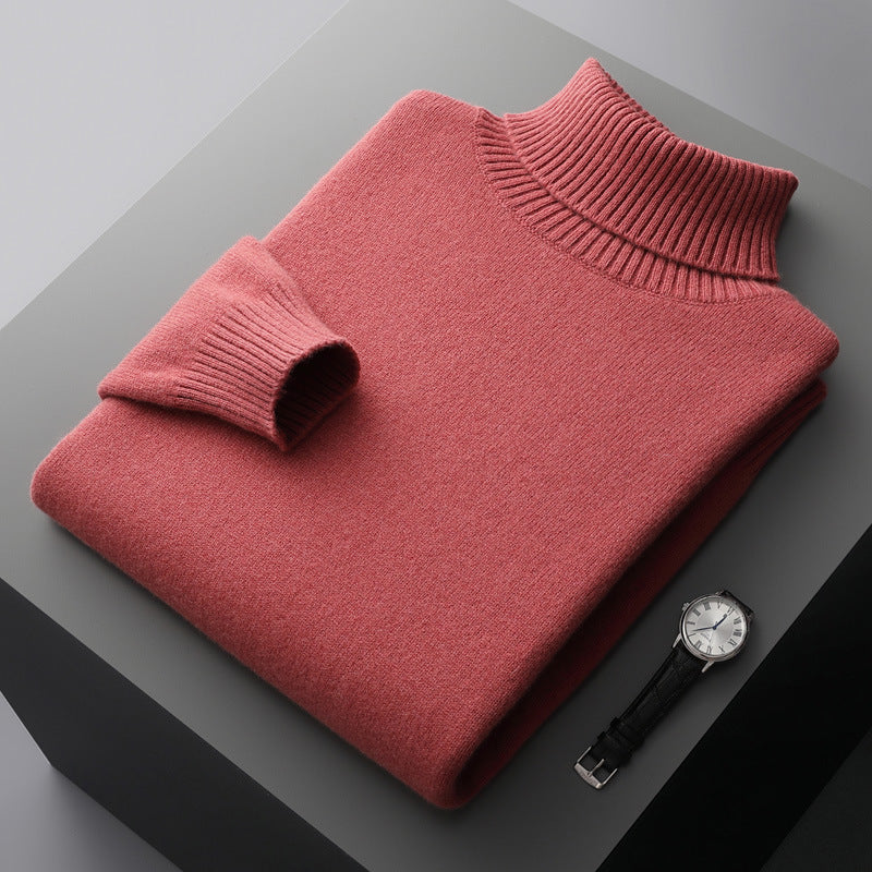 Men's Solid Color Sweater Bottoming Shirt