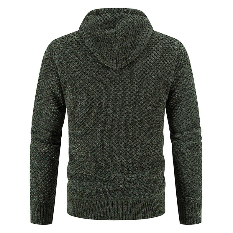 Men's Hooded Big Plush Sweater
