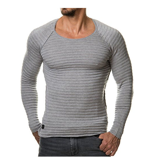 Men Casual Pullovers Spring/Autumn Sweater Slim Men O-Neck Sweater