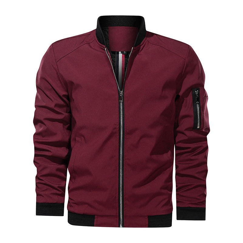 Spring Autumn Casual Bomber Jacket men